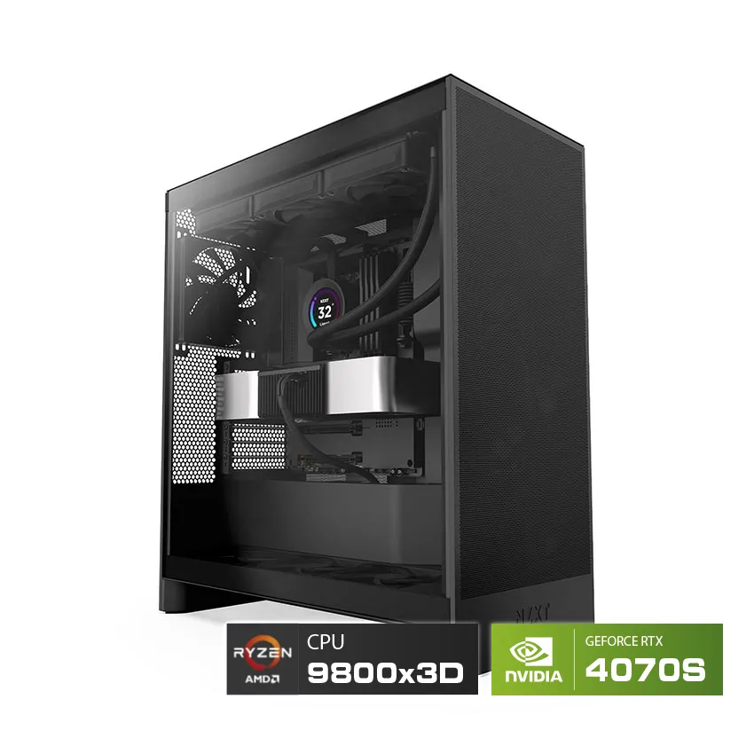 PC ZICZAC 002 Granite Ridge (AMD Ryzen 7 9800X3D/VGA RTX 4070S )
